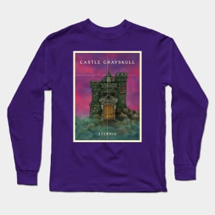 Castle Grayskull Travel Poster Long Sleeve T-Shirt